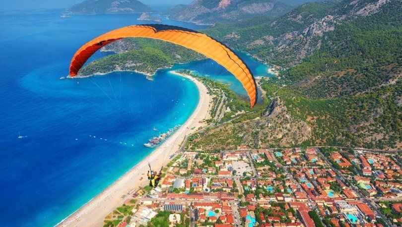 yamaç paraşütü, ölüdeniz, paragliding, fethiye, blue lagoon, paraşüt